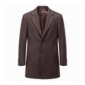 wool-blend overcoat