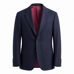 wool single-breasted blazer