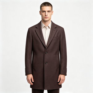 wool-blend overcoat