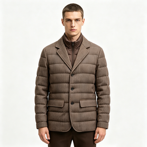 Wool-blend Down Blazer