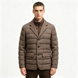 Wool-blend Down Blazer