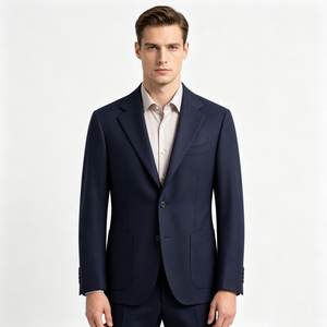 wool single-breasted blazer